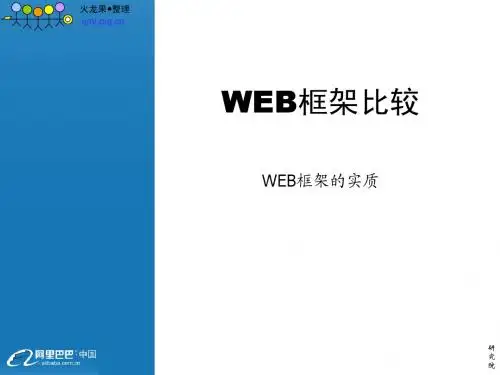 web开发框架比较