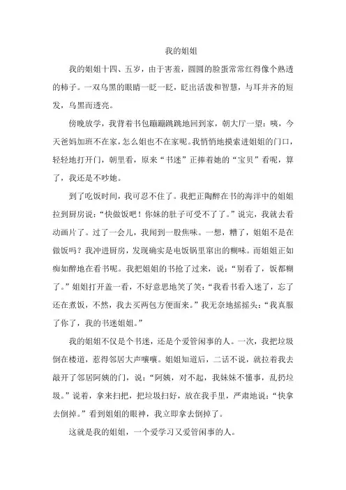 我的姐姐