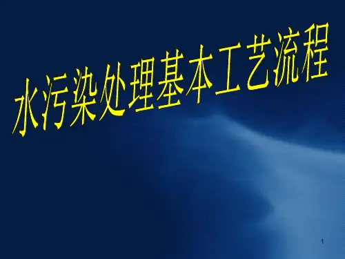 水污染处理基本工艺流程(PPT 75页)