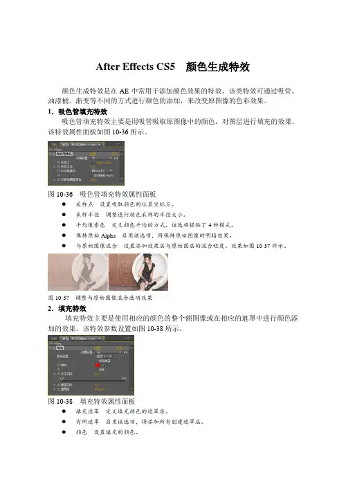 After Effects CS5  颜色生成特效