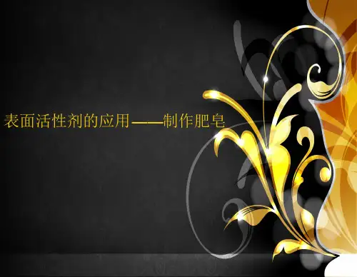 表面活性剂的应用——制作肥皂91795 共46页PPT资料
