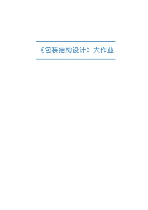 包装结构设计大作业