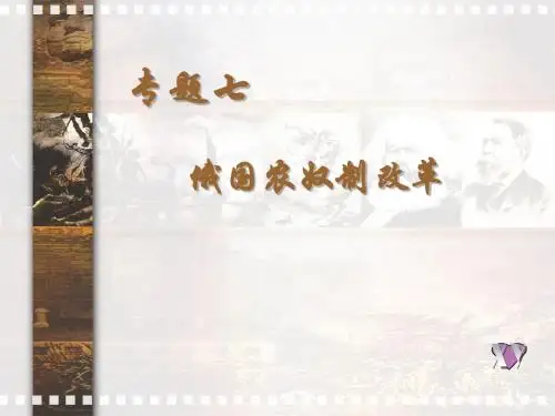 俄国农奴制改革(精华版)