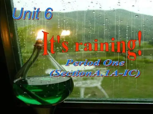 新目标七年级下册Unit6 It's raining!