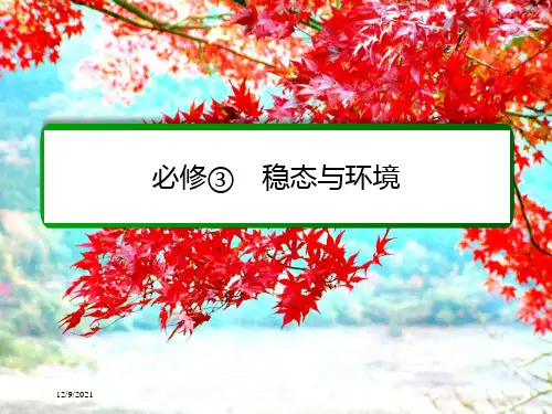 高考生物一轮复习第25讲人体的内环境与稳态课件必修3高三必修3生物课件