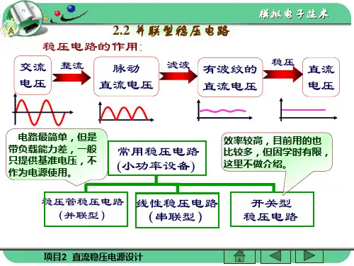 模电2-2 并联型稳压电路