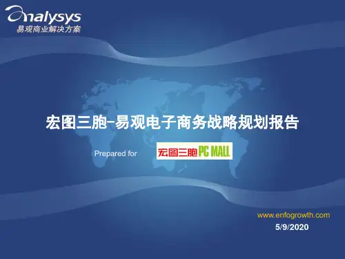 某公司电子商务战略规划报告(PPT 45张)