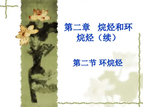 第二章烷烃与环烷烃(2)