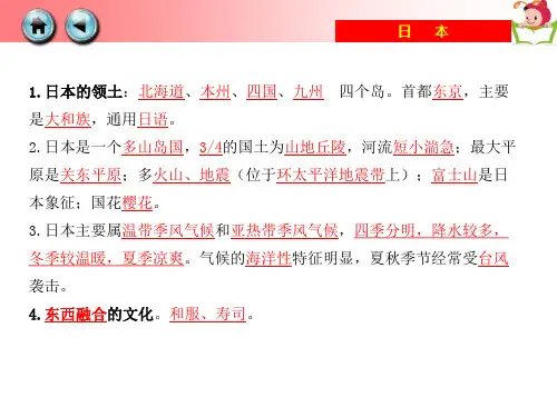 第八章-走进国家复习课件