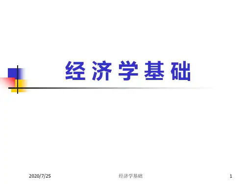 《经济学基础》(林根祥)PPT课件