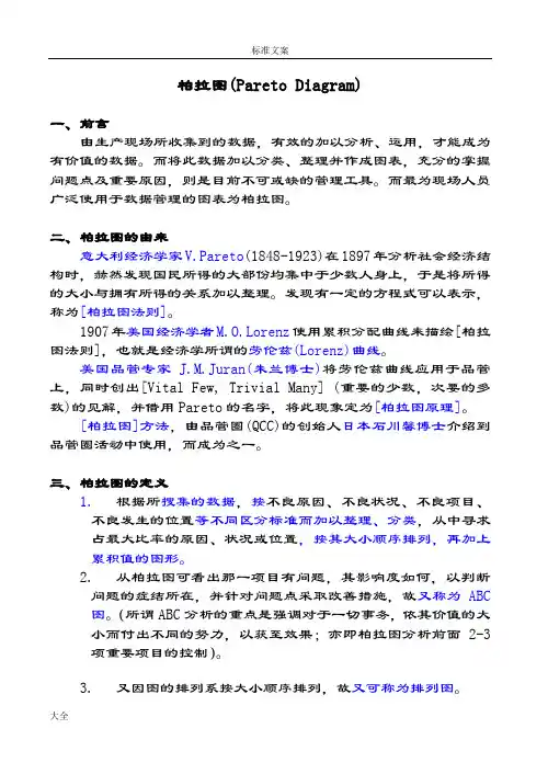 柏拉图-特性要因分析报告图