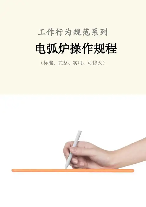 电弧炉操作规程模板_1