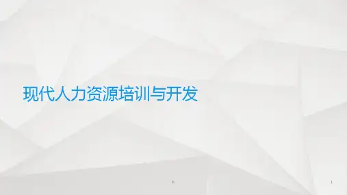 培训与开发PPT65682