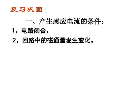 楞次定律精品及练习 ppt课件