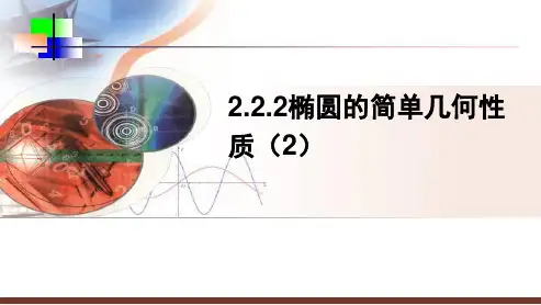 2019年最新-人教版高中数学选修2-1-2.2.2-椭圆的简单几何性质2)ppt课件