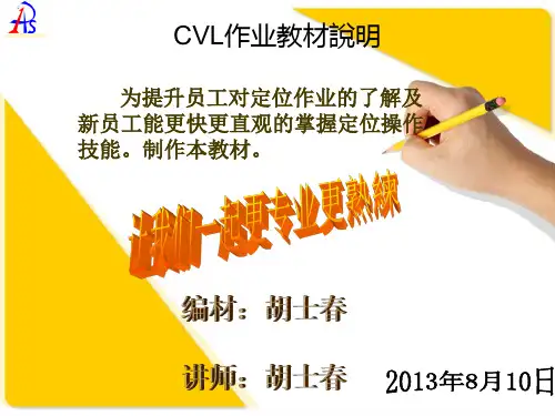 定位CVL教材