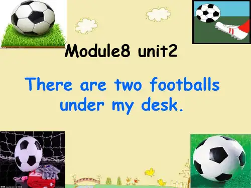 There are two footballs under my desk.