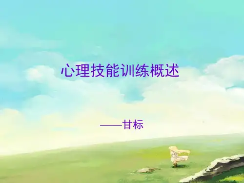心理技能训练
