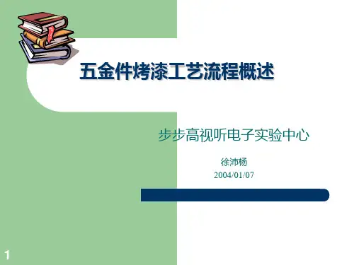 五金件烤漆工艺流程讲义