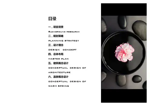 景区设计概念性方案
