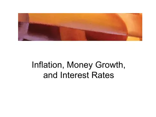 Inflation, Money Growth,and Interest Rates
