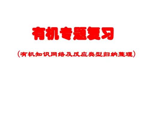 精品--化学选修5有机化学总复习整理-人教版