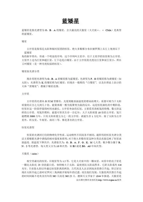 蓝矮星
