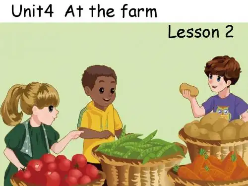 新版_pep_四年级下册英语_unit4_lesson2