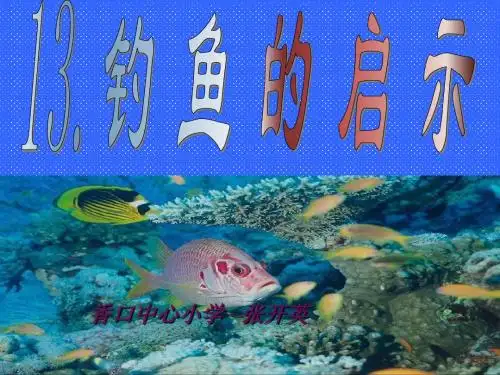 钓鱼的启示