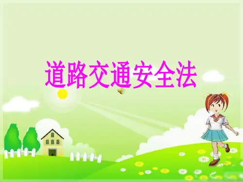 道路交通安全法教学课件PPT