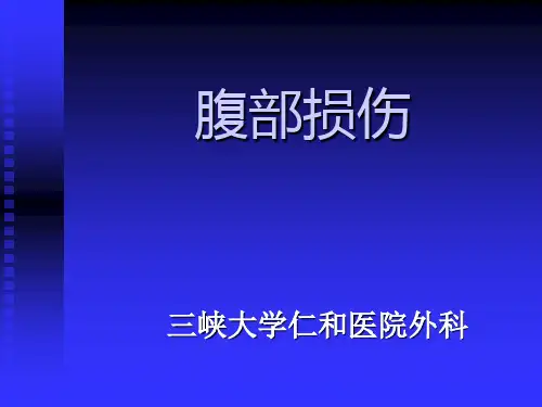 腹部损伤PPT课件