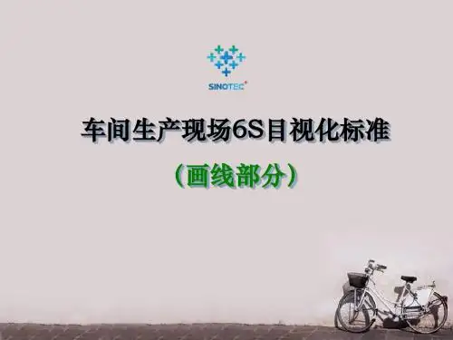 车间5S目视化执行标准(划线)  ppt课件