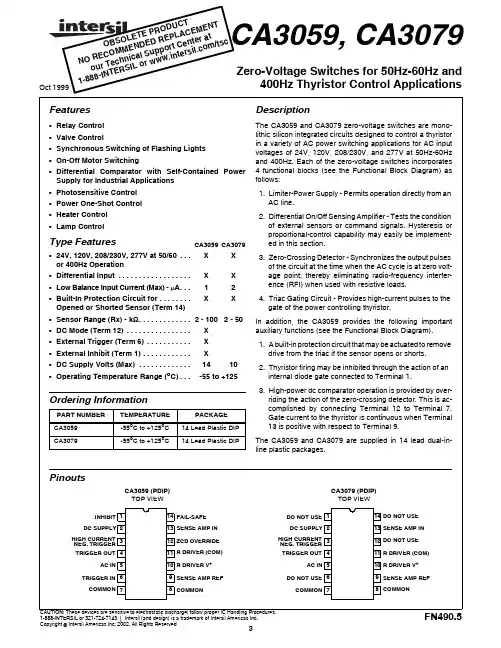 CA3079资料
