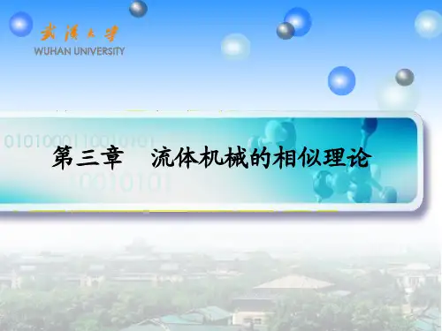 流体机械原理流体机械的相似理论