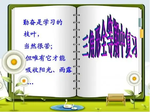 三角形全等章节复习课件