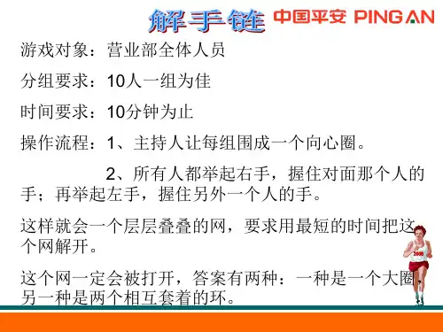 游戏篇：团队游戏解手链