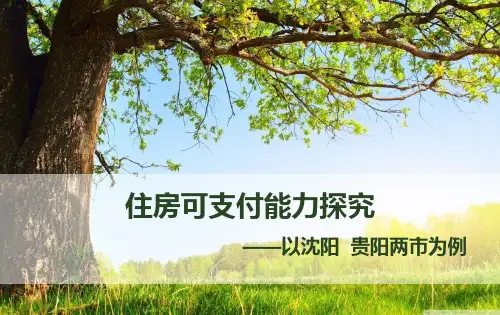 住房可支付能力
