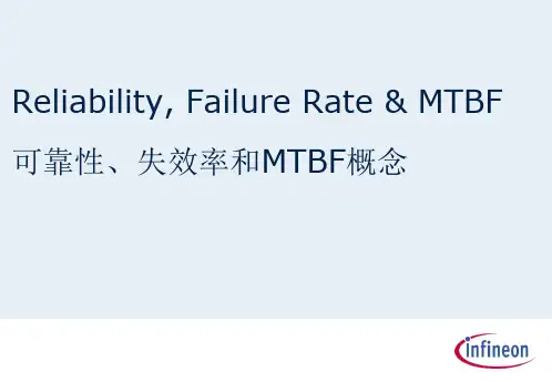 Reliability,Failure Rate & MTBF 可靠性、失效率和MTBF概念