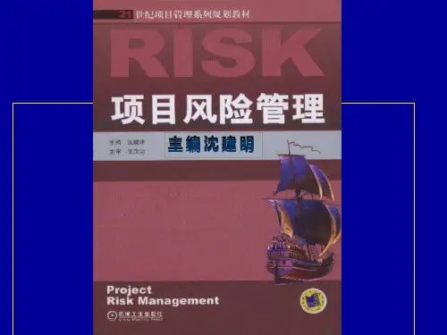 第一章项目风险管理概述