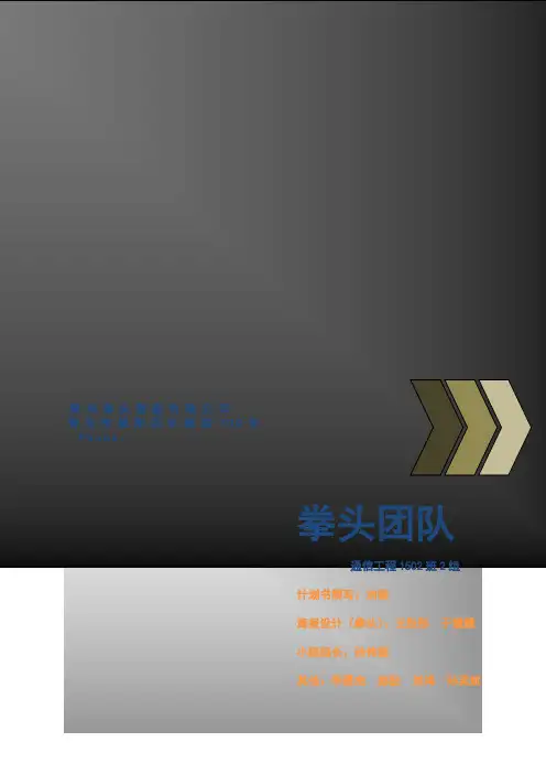 智能家居创业计划书