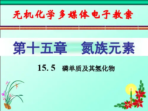 第15章-2  氮族元素
