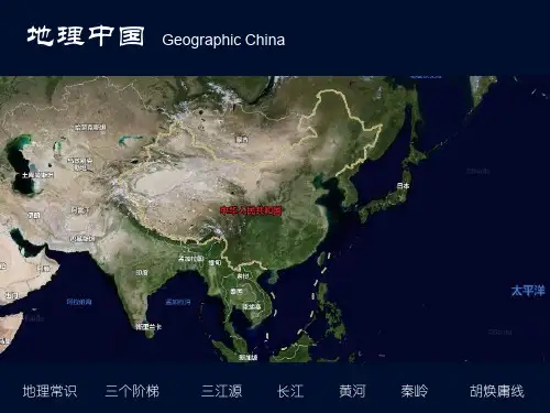 少年课外知识拓展科普教育PPT胶片地理中国