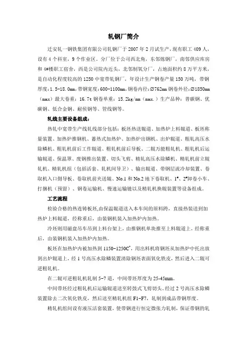 轧钢厂简介