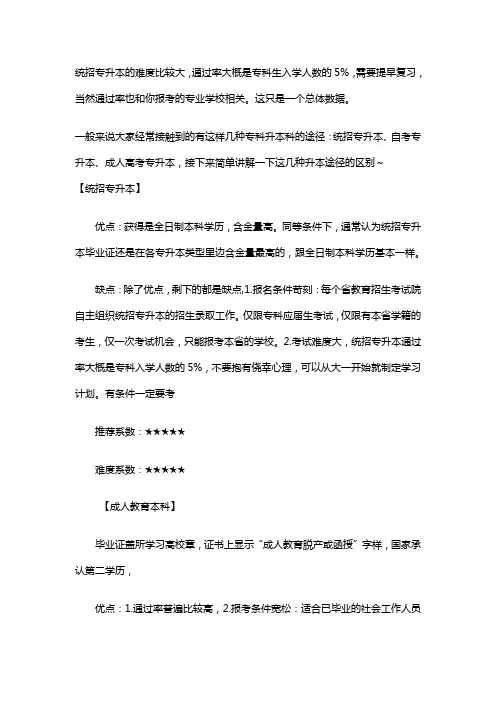 专升本难吗需要注意什么