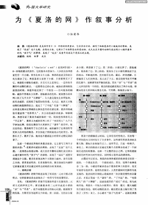 为《夏洛的网》作叙事分析