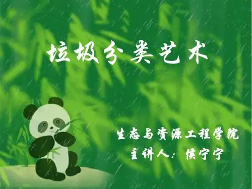 垃圾分类的艺术 生工 侯宁宁