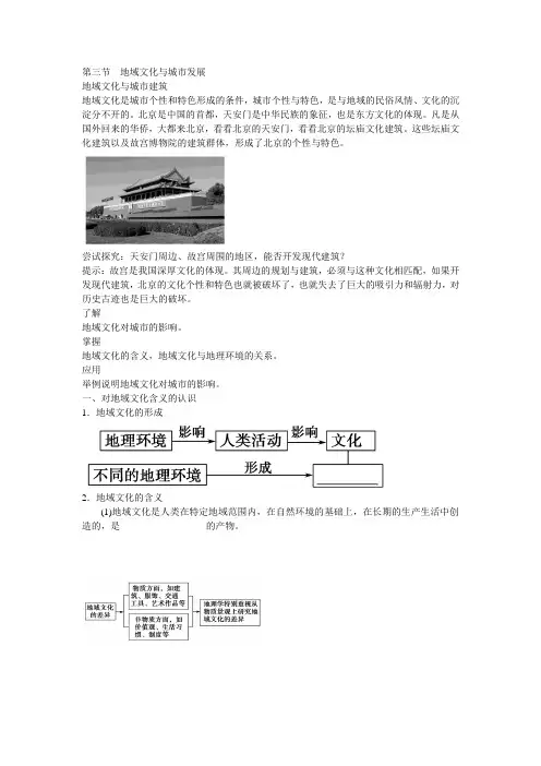 地域文化与城市发展