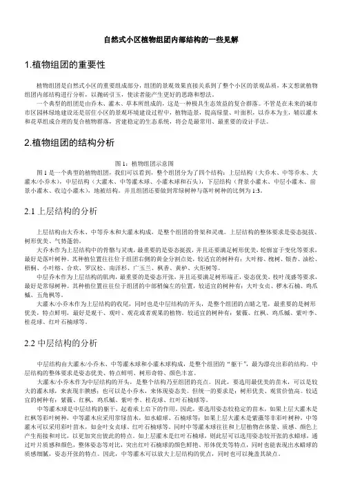 小区组团植物配置的一些心得体会 2