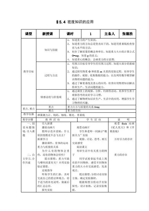 6.4  来自地球的力