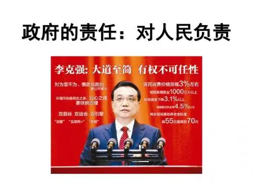 人教版高中政治必修二3.2 政府的责任:对人民负责 课件(共19张PPT)